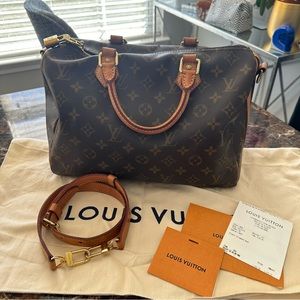 ‼️DEAL‼️ LOUIS VUITTON ✨ SPEEDY BANDOULIERE 30 W/ SHOULDER STRAP